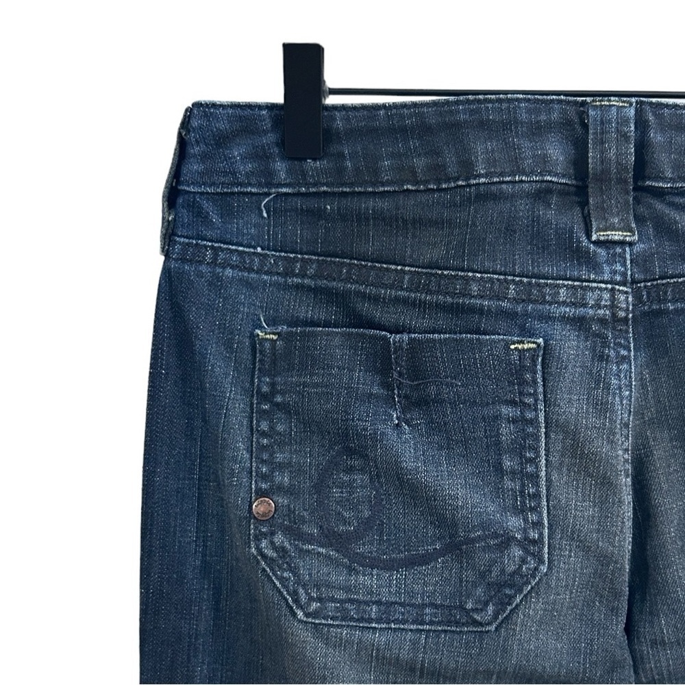 Hippie 70s Bell Bottom Flare Jeans Size 28 Bohemian Wide Leg Denim‎ - Picture 6 of 11